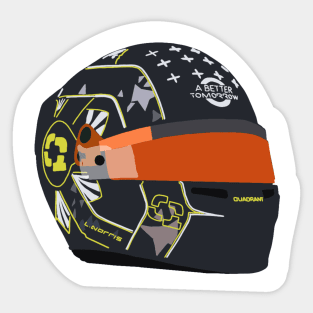 Lando Norris 2020 Bahrain Grand Prix Helmet design Sticker